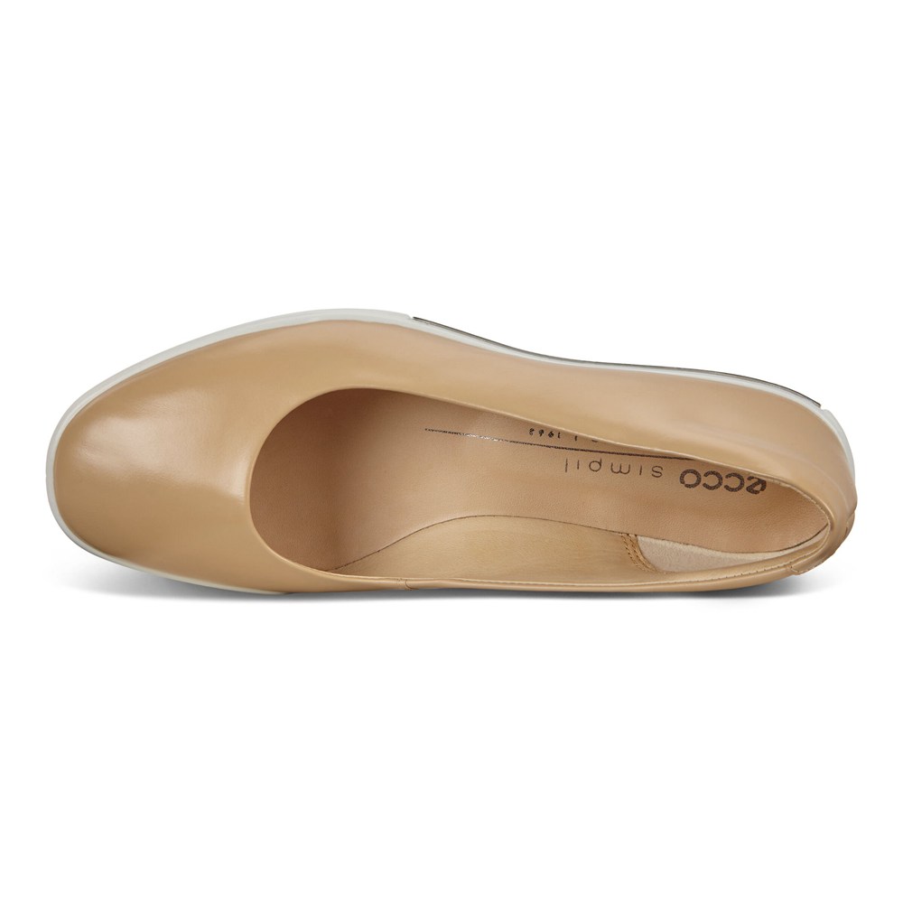 Bailarinas Mujer - ECCO Simpil Ii Slip-On - Kaki - IJL958231